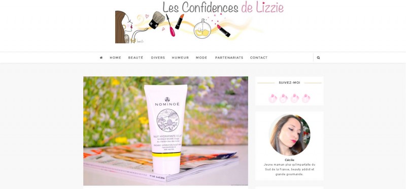 blog les confidences de lizzie