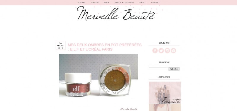 blog merveille beauté