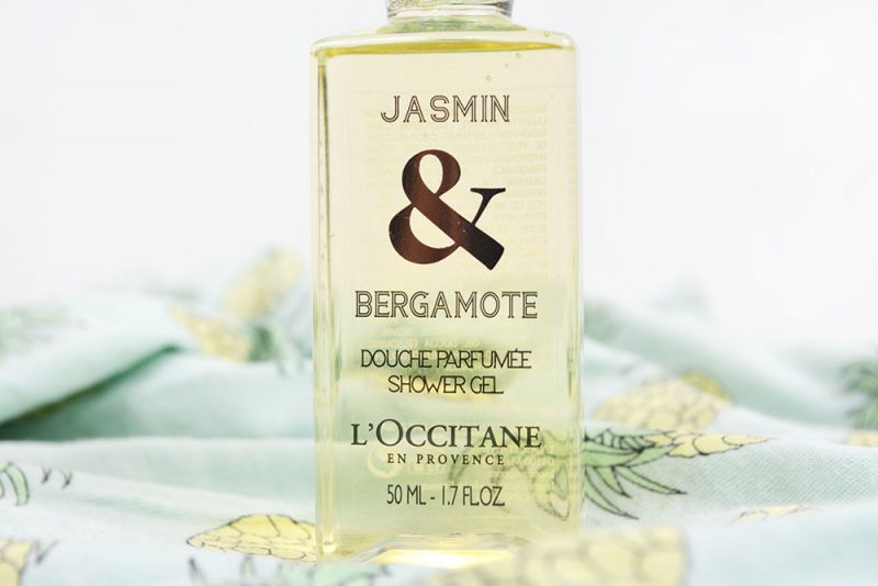 douche parfumée jasmin et bergamote l'occitane