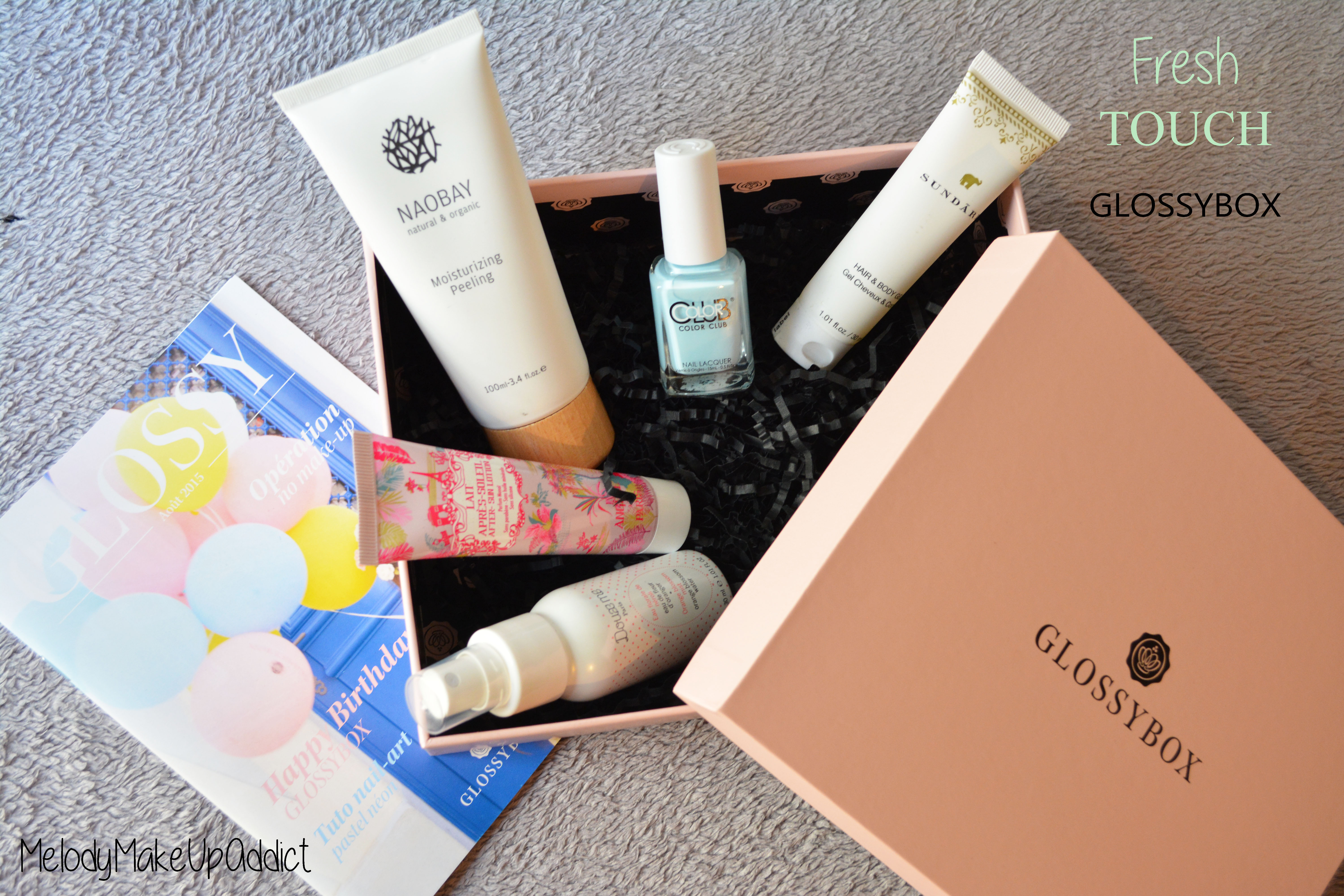 Glossybox d’août : Fresh Touch