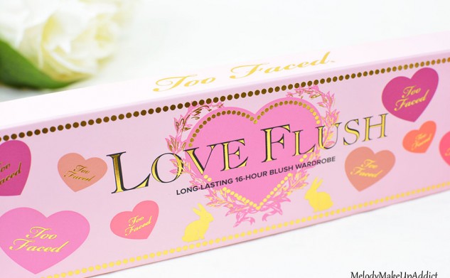 La palette Love Flush Blush Set signée Too Faced