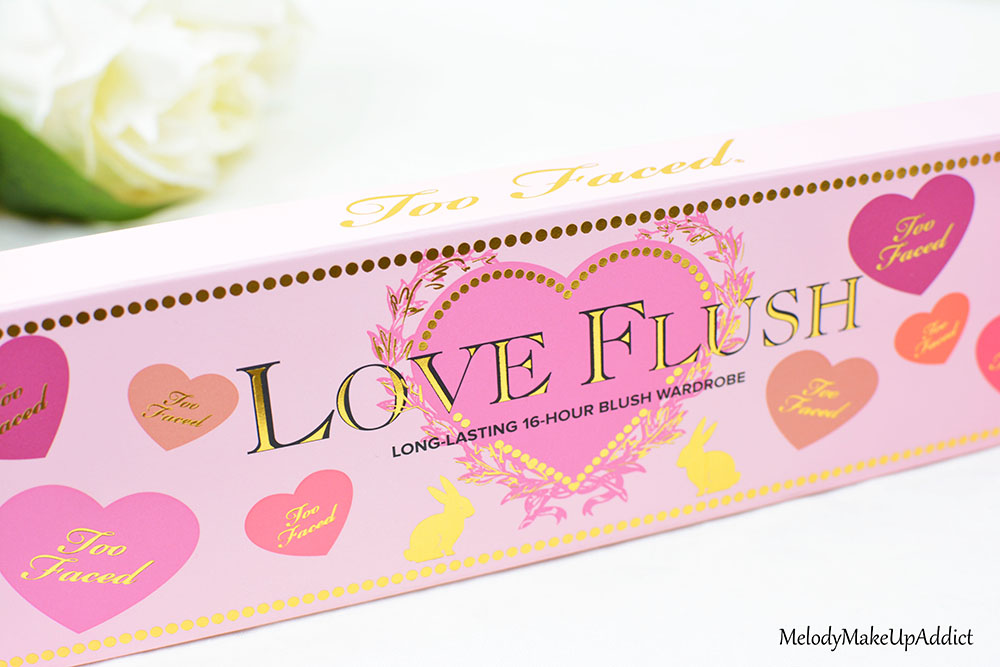 La palette Love Flush Blush Set signée Too Faced