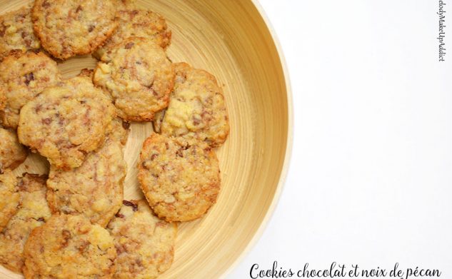 Cookies chocolat au lait et noix de pécan