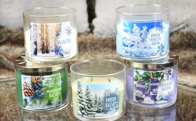 Prête pour l’hiver avec mes bougies Bath & Body Works !