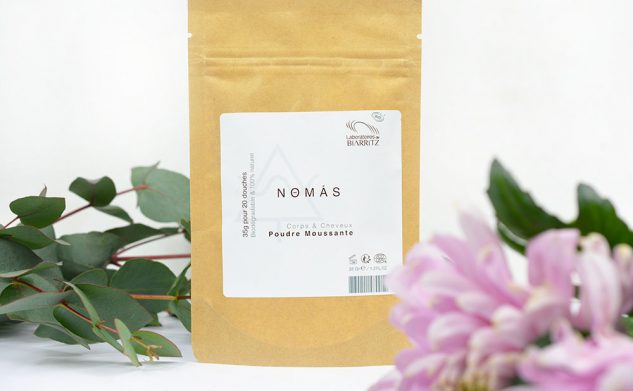 Nomàs, la poudre moussante naturelle des Laboratoires de Biarritz