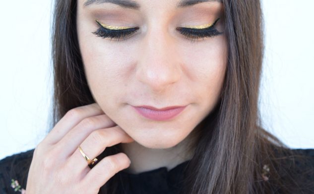 Double liner et faux cils pour les fêtes !