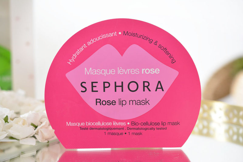 masque tissu lèvres rose sephora