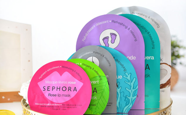 Les masques en tissu Sephora : de la tête aux pieds !