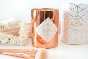 my jolie candle rose gold edition